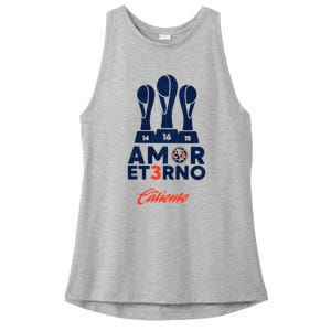 America Tricampeon. Amame Mas Ladies PosiCharge Tri-Blend Wicking Tank