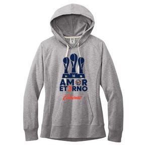 America Tricampeon. Amame Mas Women's Fleece Hoodie