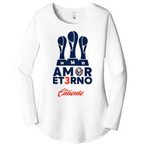 America Tricampeon. Amame Mas Women's Perfect Tri Tunic Long Sleeve Shirt