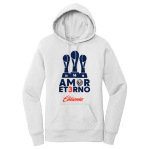 America Tricampeon. Amame Mas Women's Pullover Hoodie