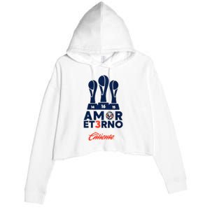 America Tricampeon. Amame Mas Crop Fleece Hoodie