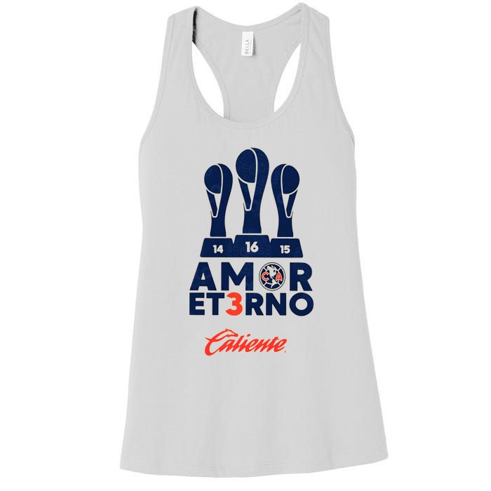 America Tricampeon. Amame Mas Women's Racerback Tank