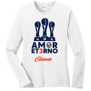 America Tricampeon. Amame Mas Ladies Long Sleeve Shirt