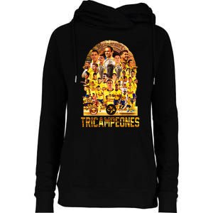 America Tricampeon. Amame Mas Womens Funnel Neck Pullover Hood