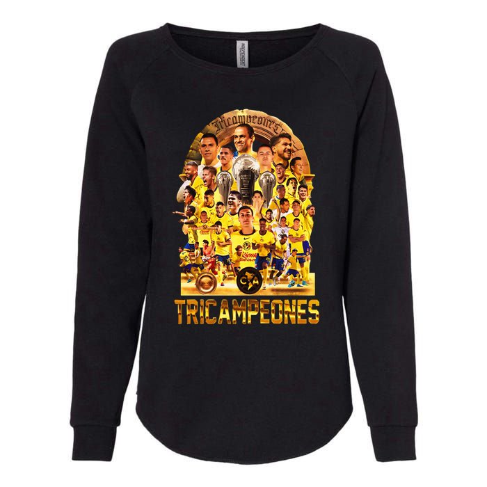 America Tricampeon. Amame Mas Womens California Wash Sweatshirt