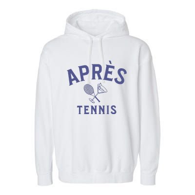 Apres Tennis Aprs Tennis Garment-Dyed Fleece Hoodie