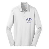 Apres Tennis Aprs Tennis Silk Touch Performance Long Sleeve Polo