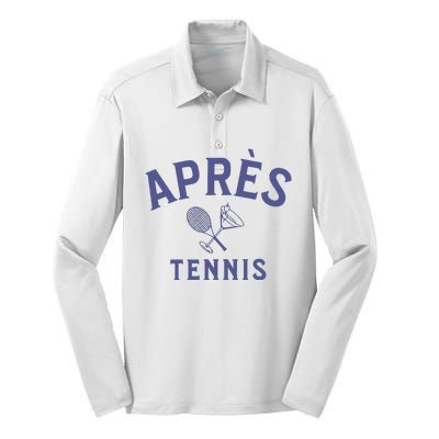 Apres Tennis Aprs Tennis Silk Touch Performance Long Sleeve Polo