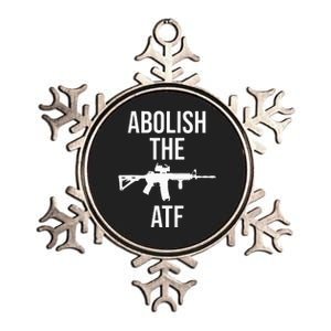 Abolish The Atf Pro Gun Metallic Star Ornament