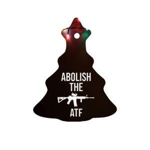 Abolish The Atf Pro Gun Ceramic Tree Ornament