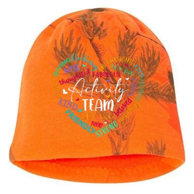 Activity Team Assistant Squad National Activity Professionals Week Kati - Camo Knit Beanie