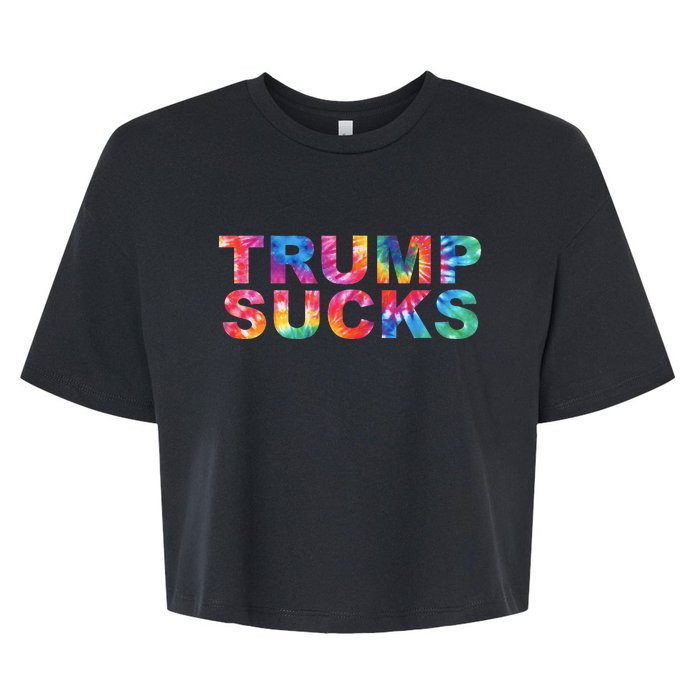 Anti Trump Bella+Canvas Jersey Crop Tee