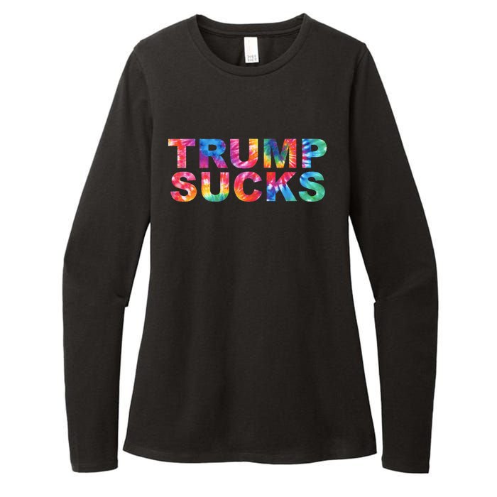 Anti Trump Womens CVC Long Sleeve Shirt