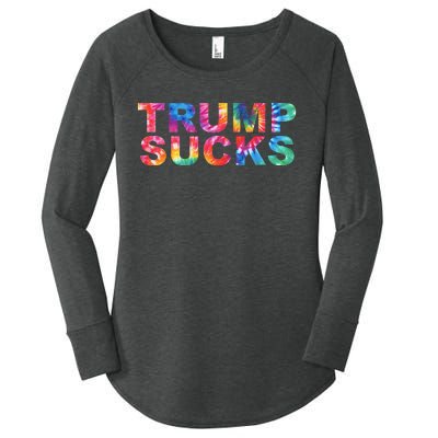 Anti Trump Women's Perfect Tri Tunic Long Sleeve Shirt