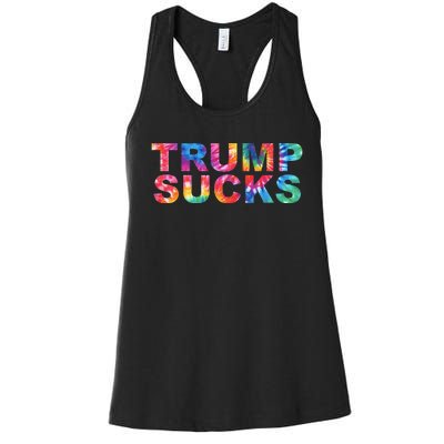 Anti Trump Women's Racerback Tank