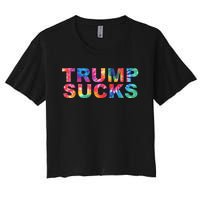 Anti Trump Women's Crop Top Tee