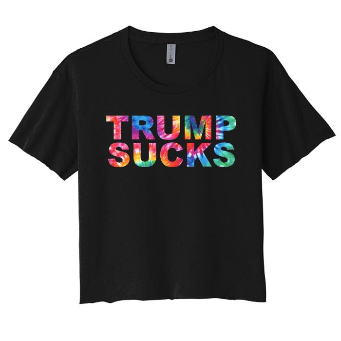 Anti Trump Women's Crop Top Tee