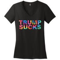 Anti Trump Women's V-Neck T-Shirt