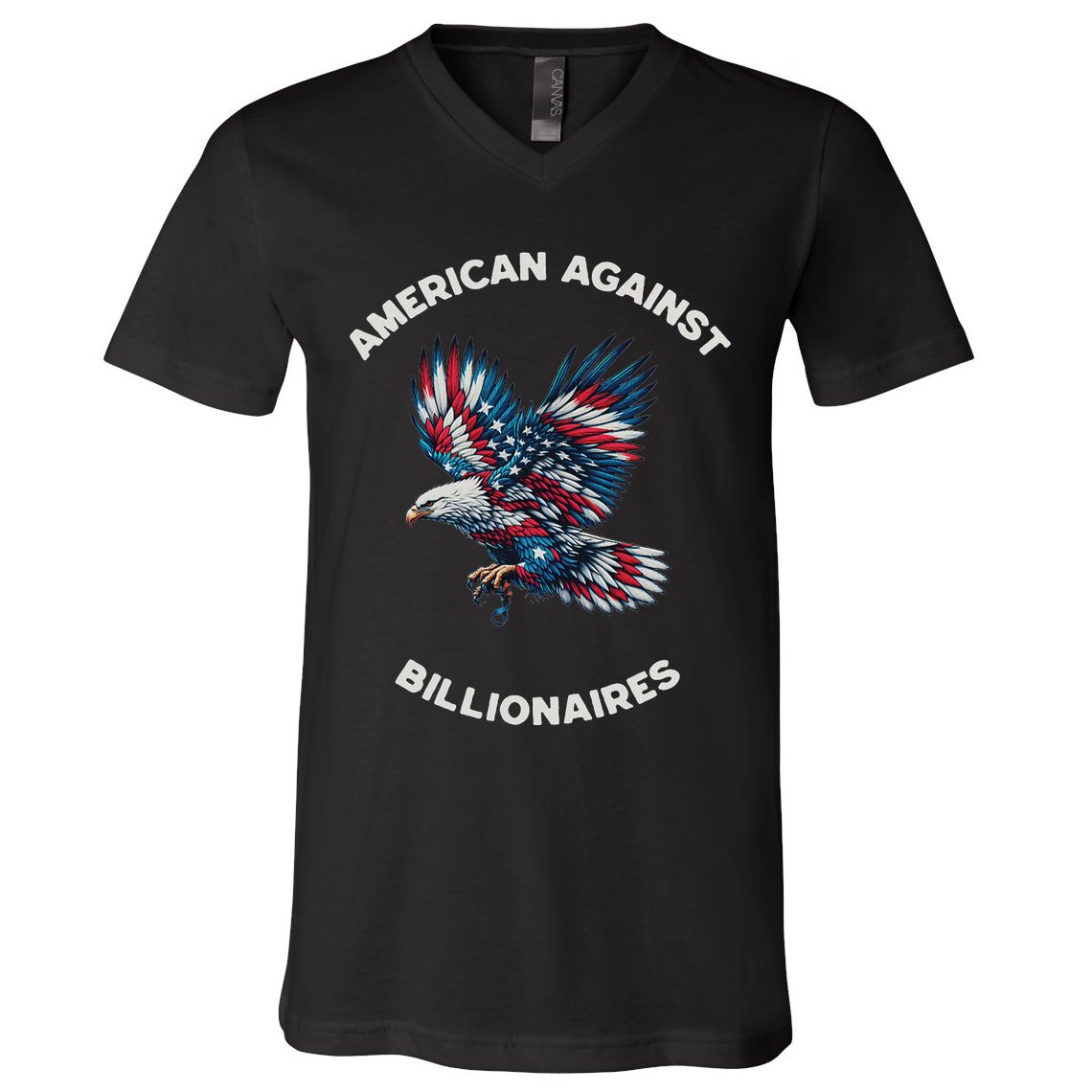 Anti Trump Anti Billionaire American V-Neck T-Shirt