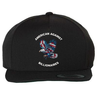 Anti Trump Anti Billionaire American Wool Snapback Cap