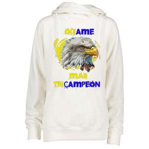 America Tricampeon Womens Funnel Neck Pullover Hood