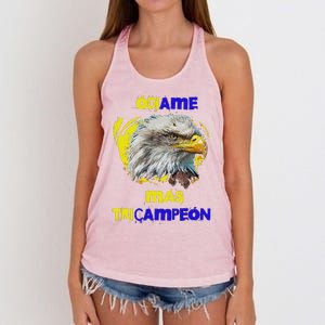 America Tricampeon Women's Knotted Racerback Tank