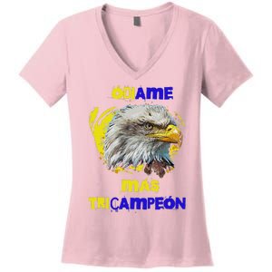 America Tricampeon Women's V-Neck T-Shirt