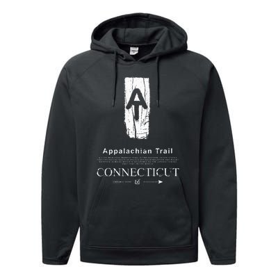 Appalachian Trail Blaze Connecticut Performance Fleece Hoodie