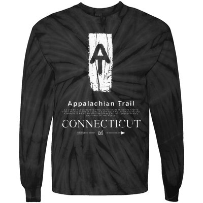 Appalachian Trail Blaze Connecticut Tie-Dye Long Sleeve Shirt