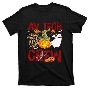 Av Tech Boo Crew Halloween Audio Visual Technician Match T-Shirt