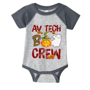 Av Tech Boo Crew Halloween Audio Visual Technician Match Infant Baby Jersey Bodysuit