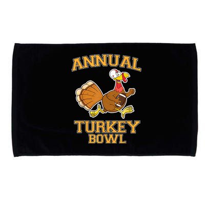 Annual Turkey Bowl Thanksgiving Football Cool Gift Microfiber Hand Towel