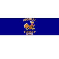 Annual Turkey Bowl Thanksgiving Football Cool Gift Bumper Sticker