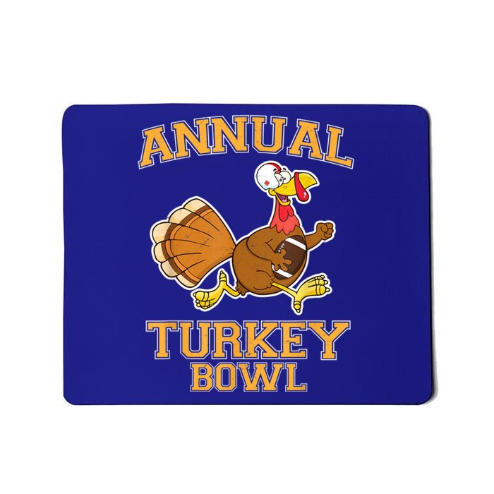 Annual Turkey Bowl Thanksgiving Football Cool Gift Mousepad