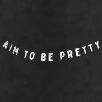 Aim To Be Pretty Gift Golf Towel