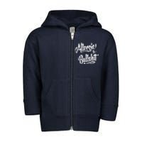 Allergic To Bullshit (2) Toddler Zip Fleece Hoodie