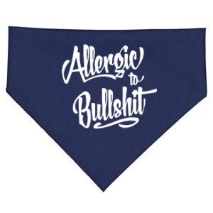 Allergic To Bullshit (2) USA-Made Doggie Bandana