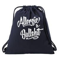 Allergic To Bullshit (2) Drawstring Bag