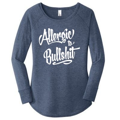 Allergic To Bullshit (2) Women's Perfect Tri Tunic Long Sleeve Shirt