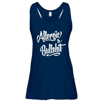 Allergic To Bullshit (2) Ladies Essential Flowy Tank