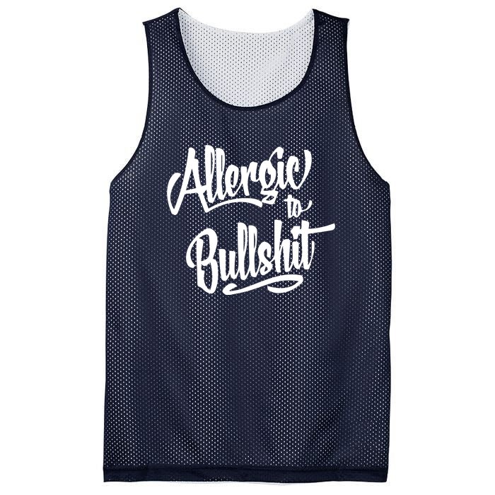 Allergic To Bullshit (2) Mesh Reversible Basketball Jersey Tank