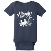 Allergic To Bullshit (2) Baby Bodysuit