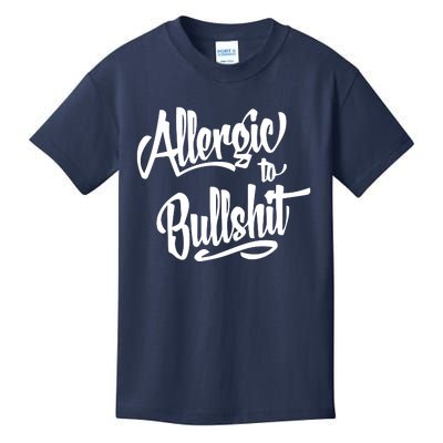 Allergic To Bullshit (2) Kids T-Shirt