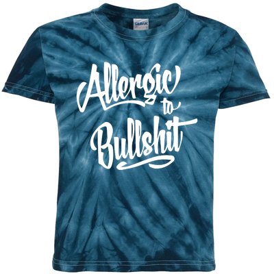 Allergic To Bullshit (2) Kids Tie-Dye T-Shirt