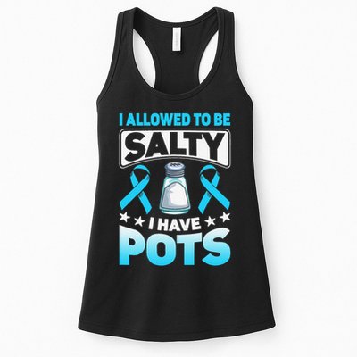 Allowed To Be Salty I Have POTS Syndrome Awareness Womens Tank Top
