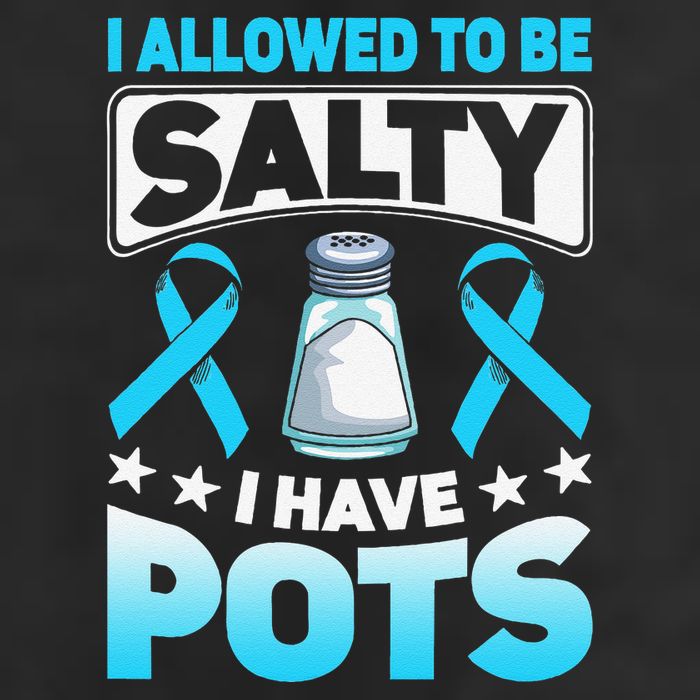 Allowed To Be Salty I Have POTS Syndrome Awareness Golf Towel