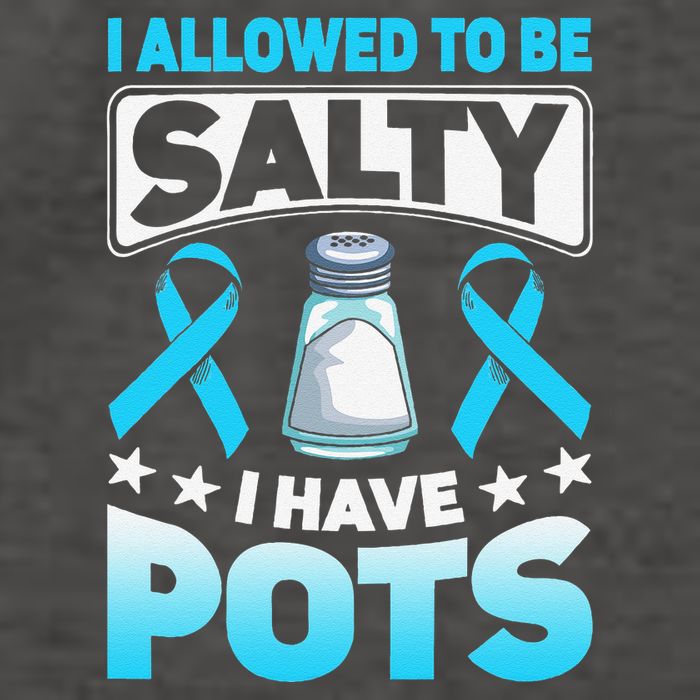 Allowed To Be Salty I Have POTS Syndrome Awareness Vector Backpack