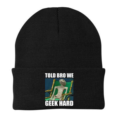 Alien Told Bro We Geek Hard Beanie