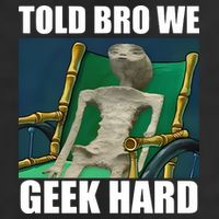 Alien Told Bro We Geek Hard Microfiber Hand Towel
