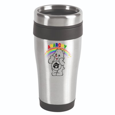 Anarchy Teddy Bear 16oz Travel Tumbler